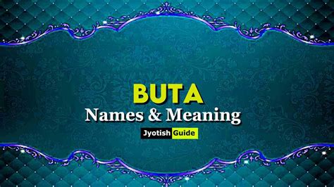 buta in spanish meaning